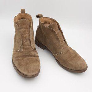 FRANCO SARTO ILENA Chukka Brown Suede Ankle Boots